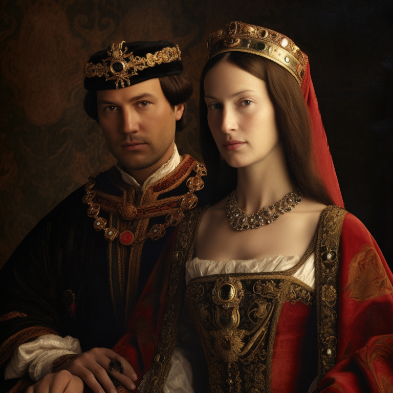 Супружеская чета Фердинанда II и Марии Бургундской