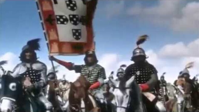 Португальская конница в битве при Торо