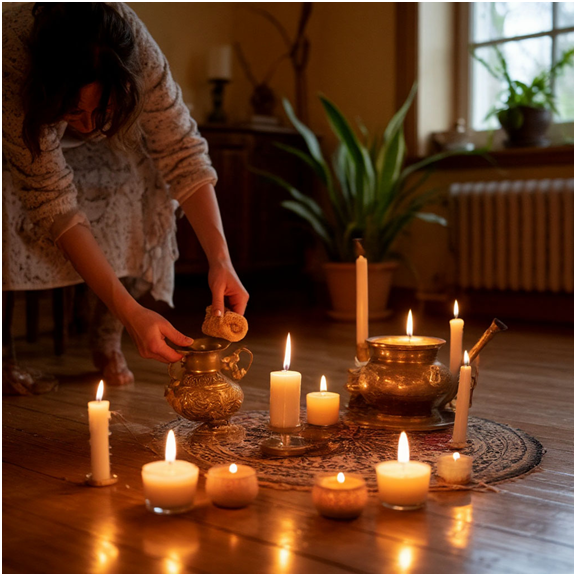 Сгенерировано ИИ- чистка дома после обнаружения подклада.