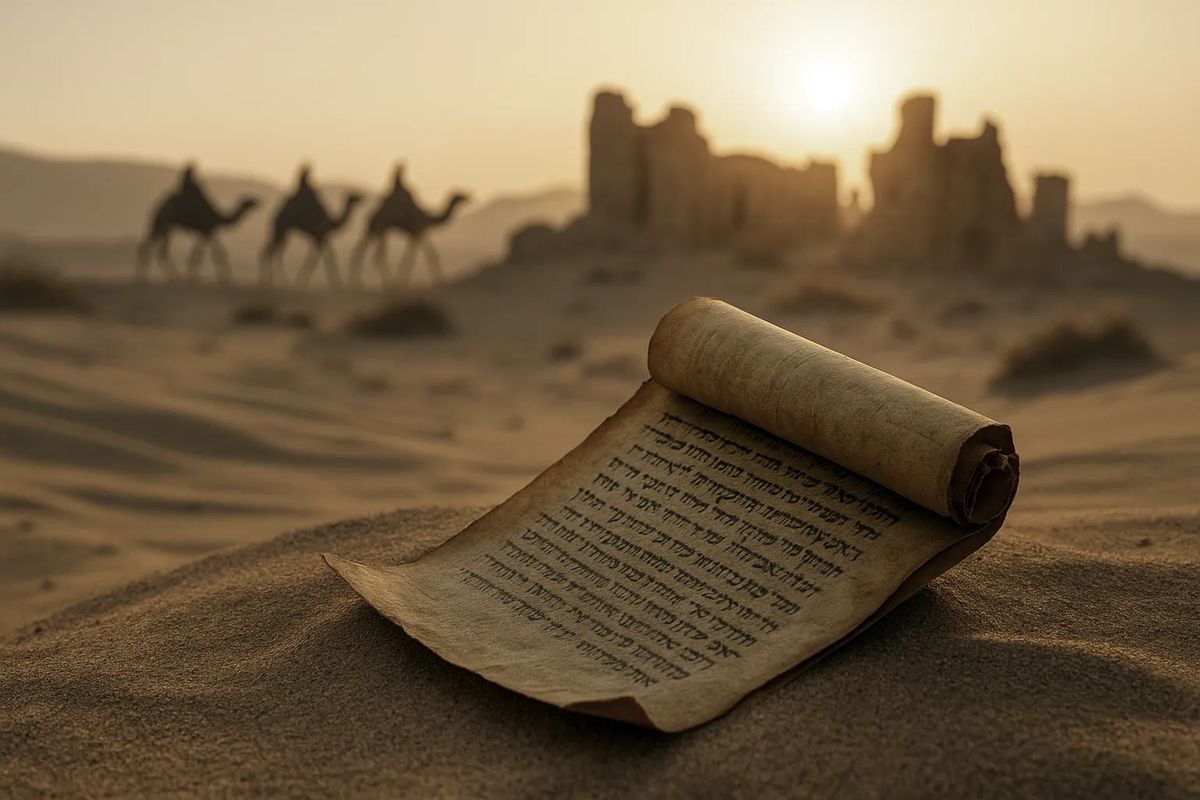 Древние истории передавались торговыми путями, устной речью и временем — не с неба.