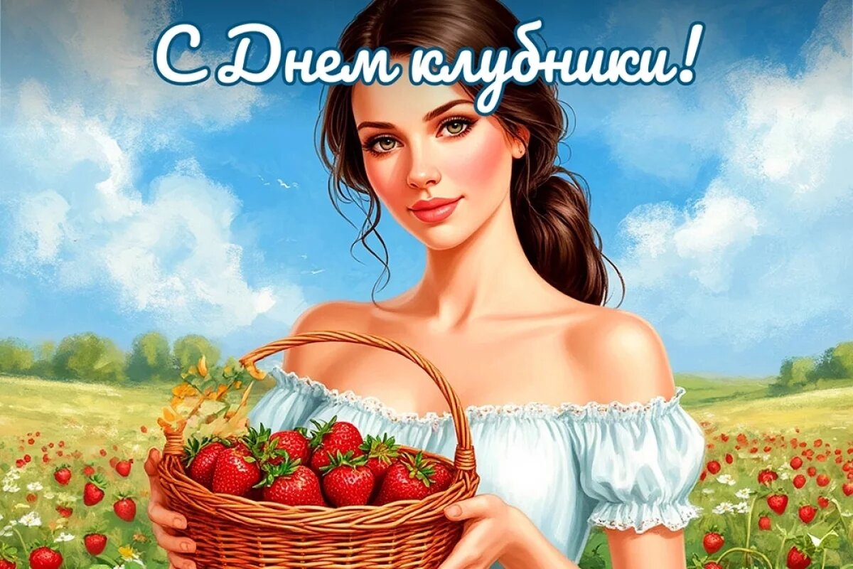    30+ открыток с Днем клубники.