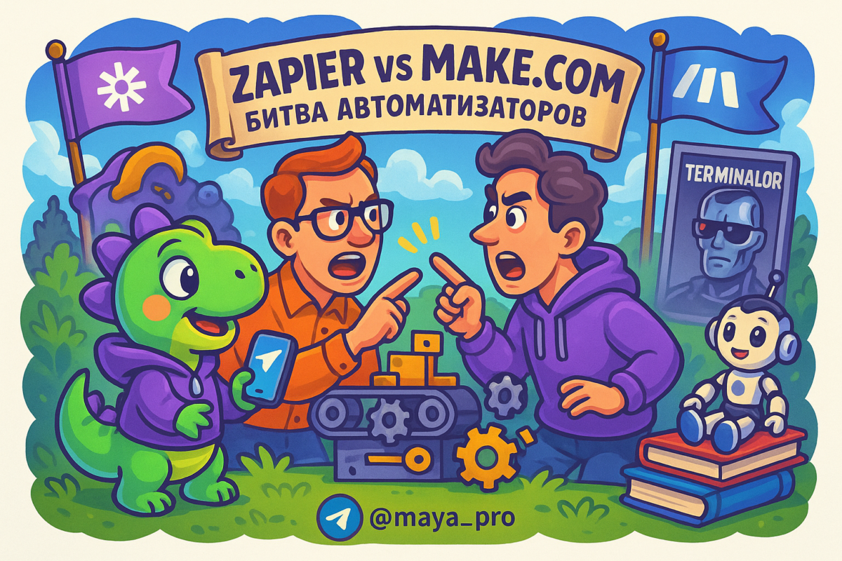    Запускаем поток автоматизации: как Zapier и Make.com спасают ваш бизнес от хаоса и рутинной рутины Артур Хорошев