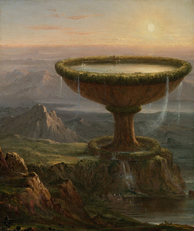 "Кубок титана", 1833г. Художник / Томас Коул  (1801-1848)