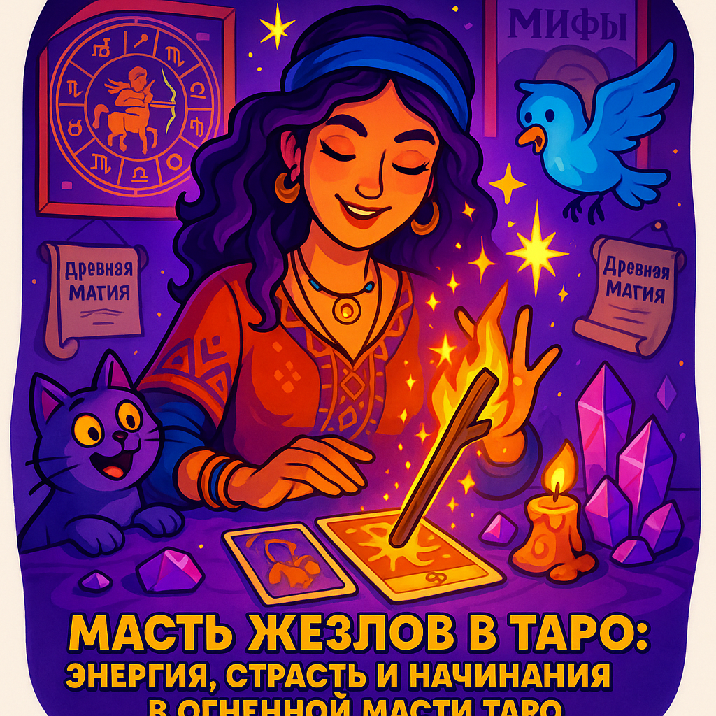    Масть Жезлов в Таро и как огненная энергия меняет вашу жизнь в азарт игры судьбы Мария