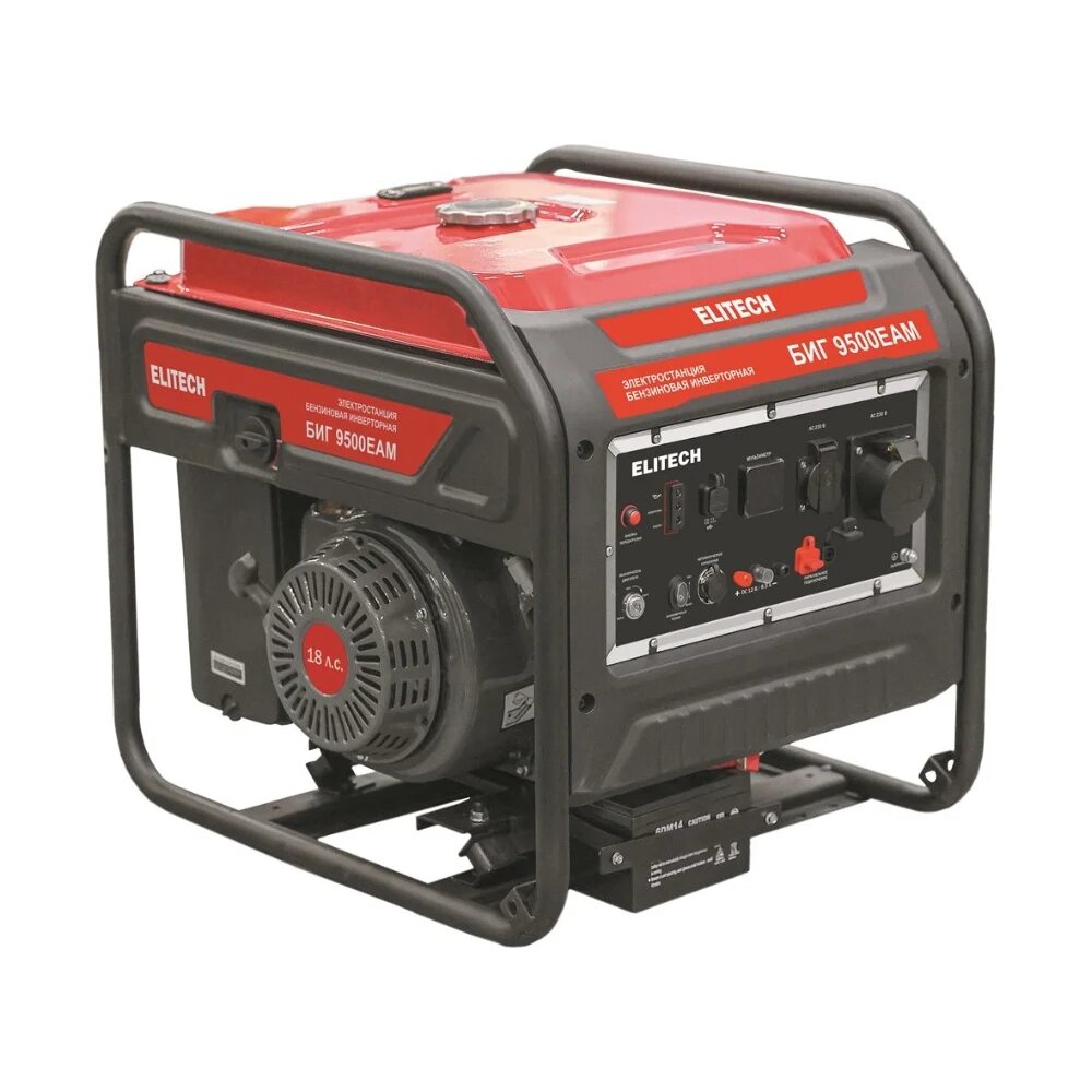 Выглядит ELITECH БИГ 9500ЕАМ внушительно. Сразу понятно, что перед нами серьёзный девайс