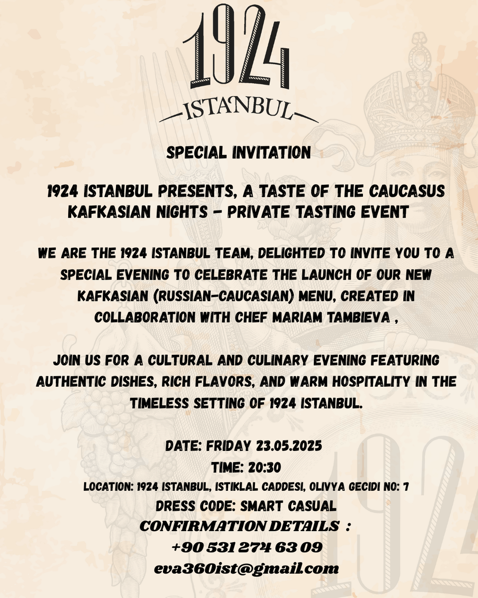 официальная презентация сезонного меню в ресторане, 23 Мая 2025