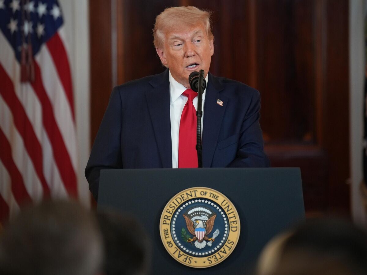    Президент США Дональд Трамп© Getty Images / Andrew Harnik