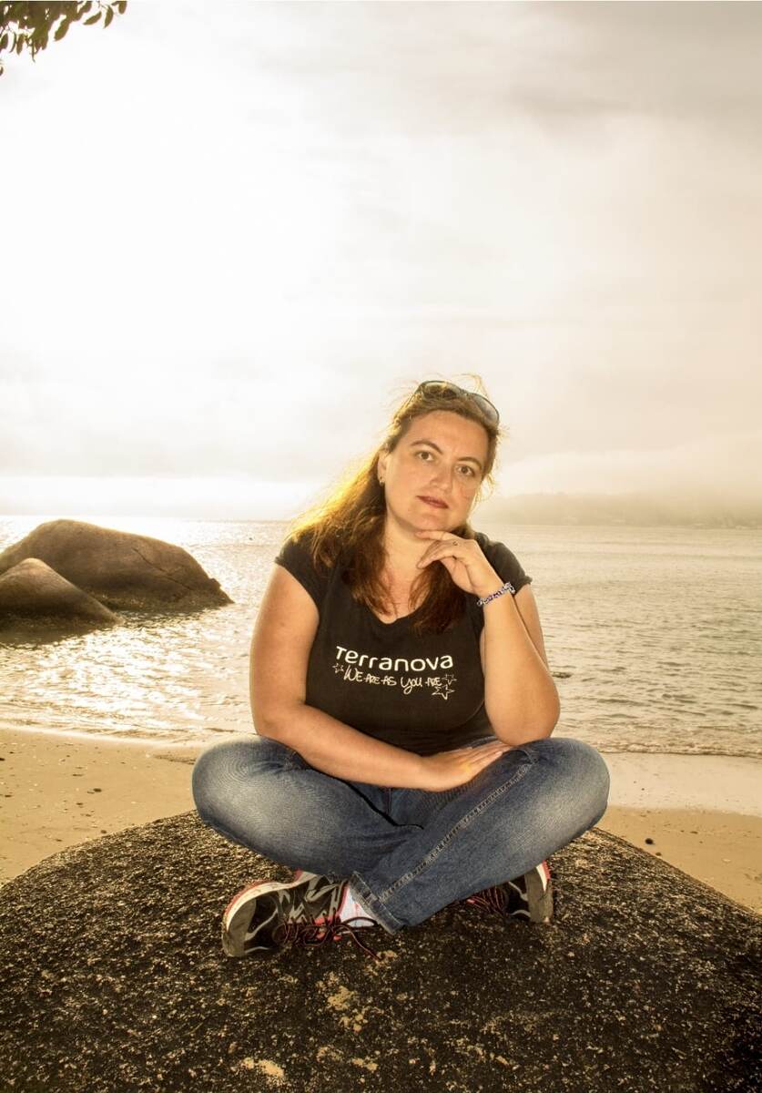 Закат на пляже Sambaquí