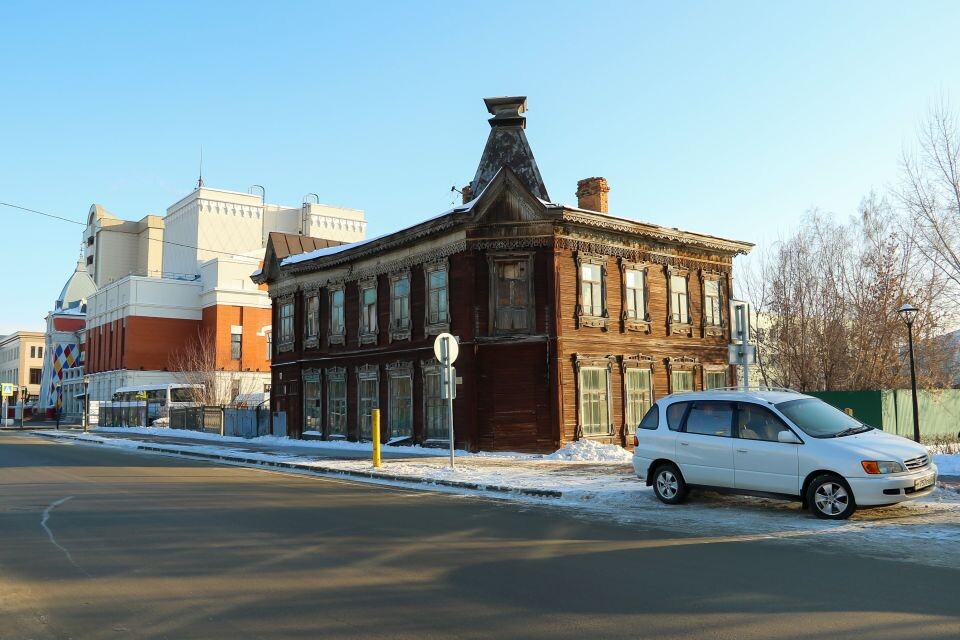    Дом Петра Казакова на ул. Пушкина, 45. Декабрь 2024 года. Источник: Виталий Барабаш