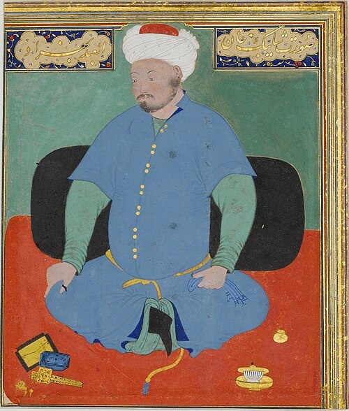 ортрет Мухаммеда Шейбани Кемаль-ад-Дин Бехзад, XVI век