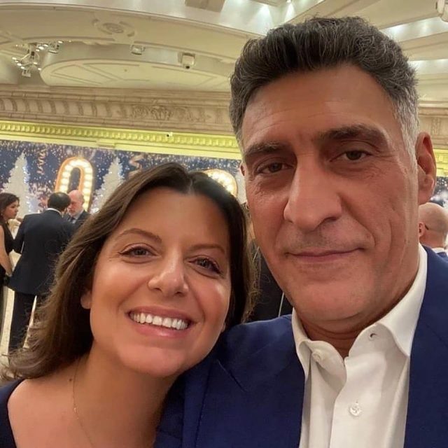    Маргарита Симоньян и Тигран Кеосаян. Фото: социальные сети