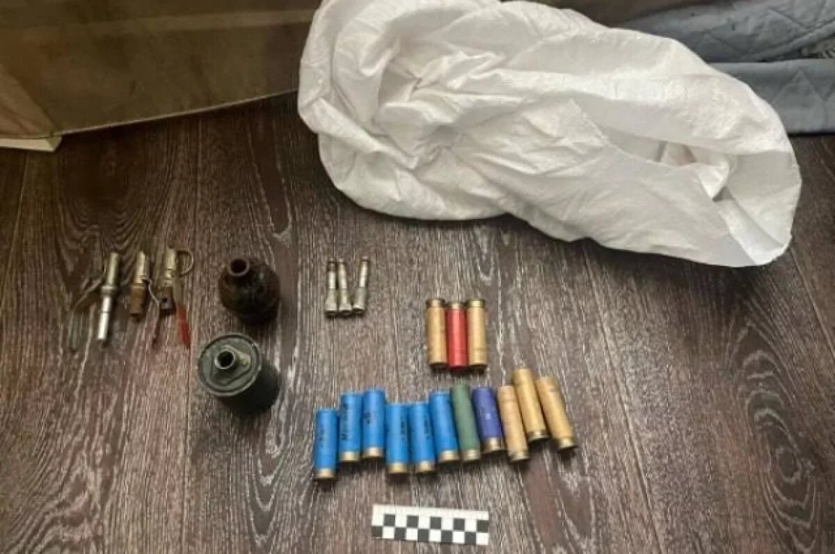    В Хабаровске мужчина прятал обрезы и гранату по объявлению