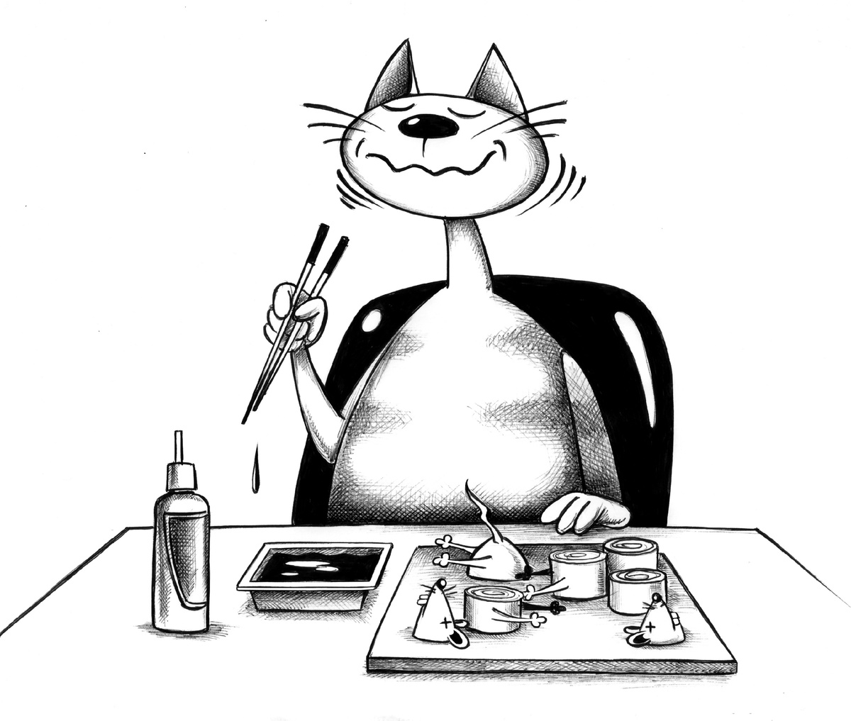 Иллюстрация: Сергей Корсун, @DailyKorsun