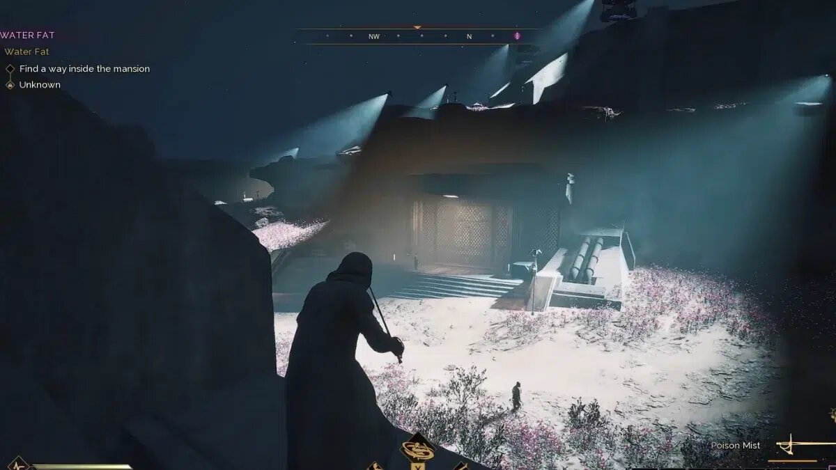    Найдите путь внутрь особняка