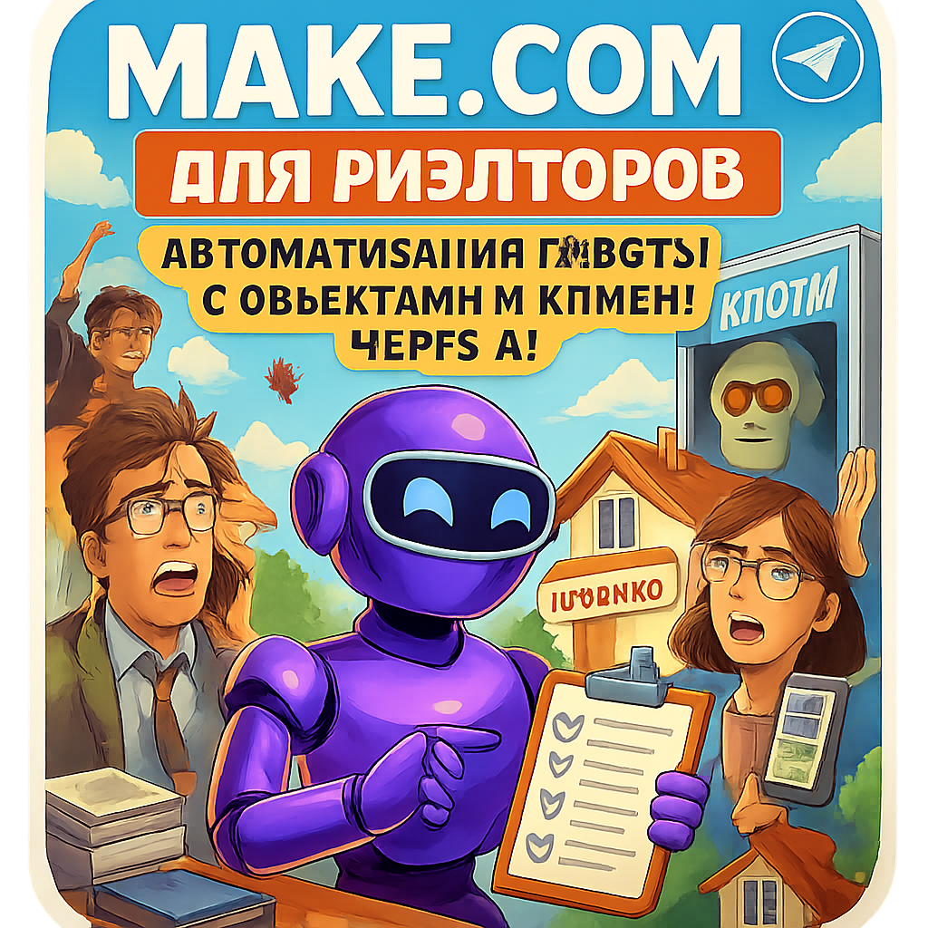    9 Уникальных Способов Автоматизировать Работу Риэлторов с ИИ в Make.com Дмитрий Попов | Comandos.ai