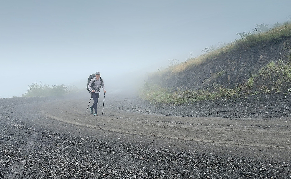 Дорога из Итум-Кали на перевал