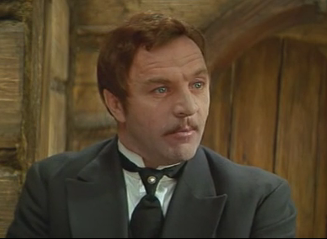 Михаил Ульянов в роли Дмитрия Карамазова в экранизации романа Федора Достоевского "Братья Карамазовы", 1968 год.