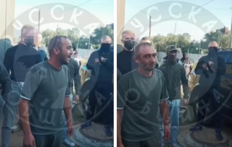 То самый водитель. Скриншот видео «Русской общины».