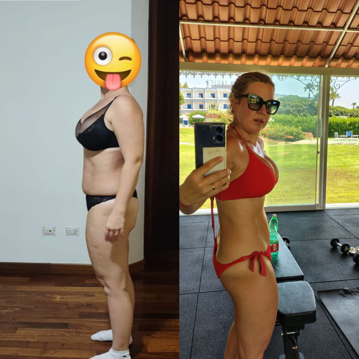 Например тут, Ксения, вес+- один и тот же, ну а тело вы сами видите.