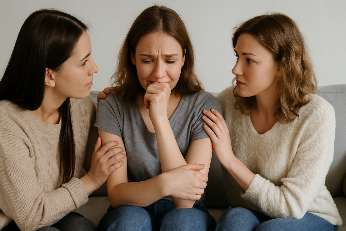 Женская поддержка после токсичных отношений — это очень важно