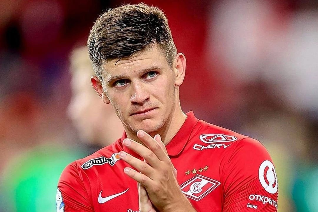 Крайний полузащитник московского "Спартака" Даниил Хлусевич. Фото из интернета.