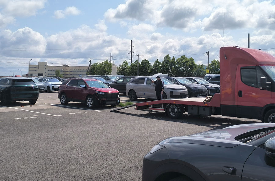 Примерно так это выглядит. Фото с СВХ в Колядичах.