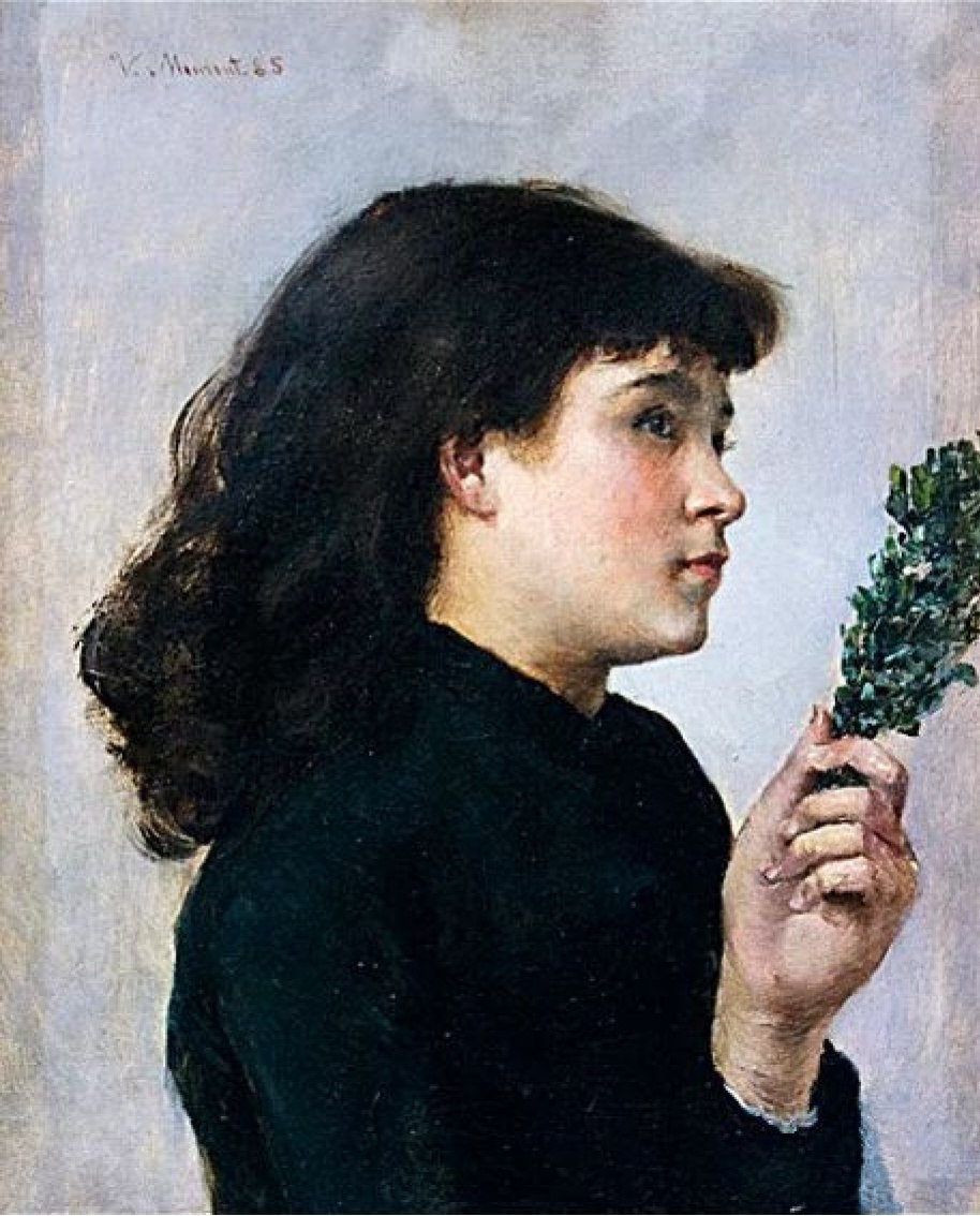 «Вербное воскресенье», Викторина Мёран, 1885, Исторический музей, Коломб