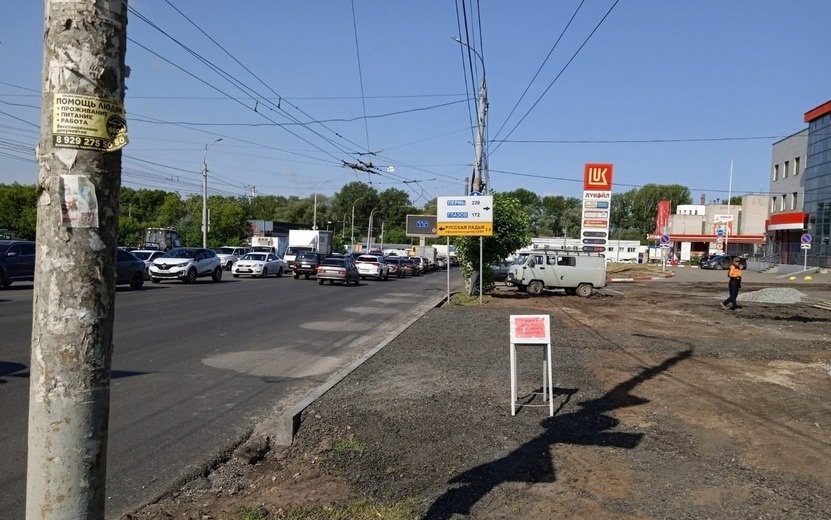    Остановку транспорта перенесли на ул. Либкнехта в Ижевске