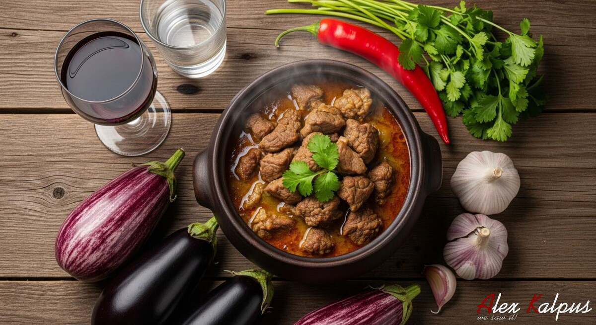 Рецепт настоящего грузинского Чанахи от бабушки! Пальчики оближешь!