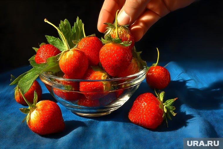 Интересный факт: в Бельгии с 1970 года работает Музей клубники. Фото: Создано в Midjourney © URA.RU