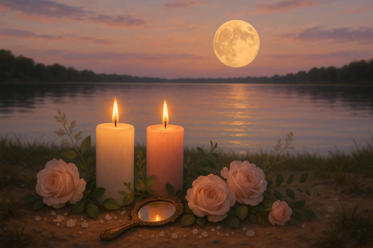 Свечной обряд на убывающую Луну