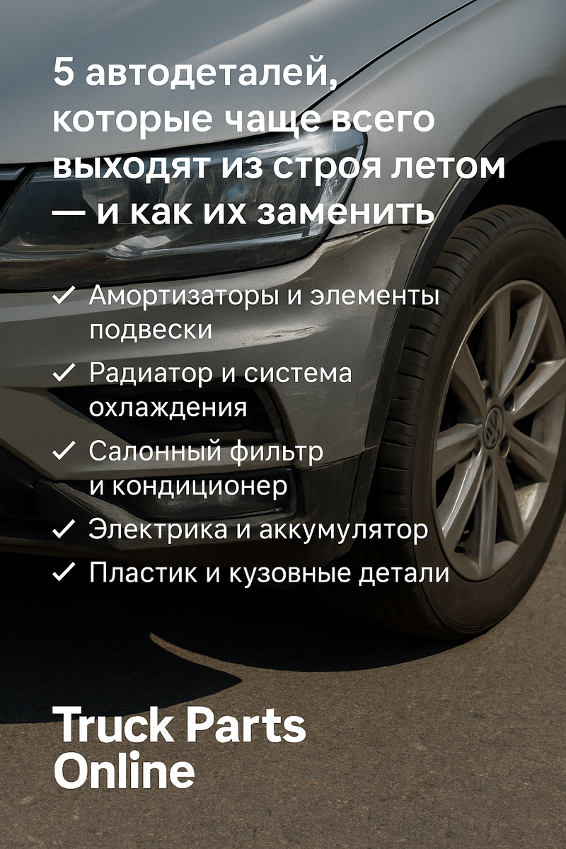 автодетали, которые выходят из строя летом