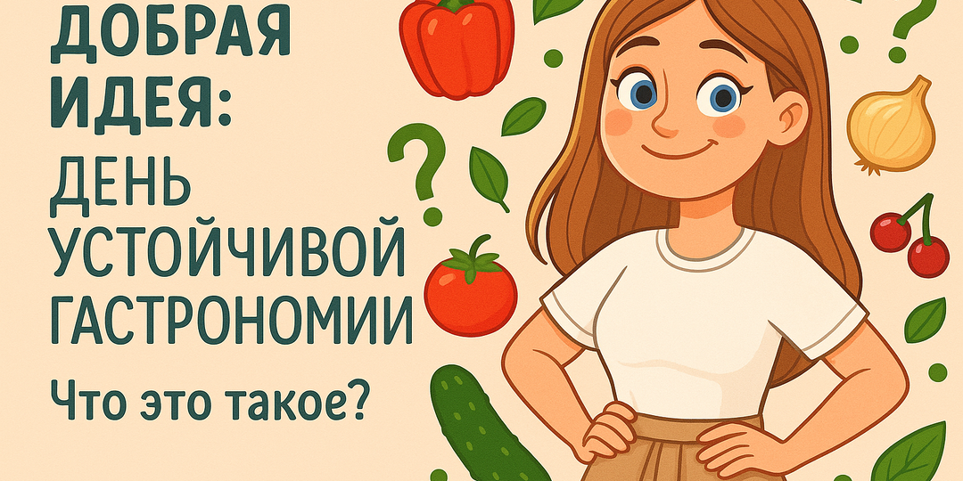 Вкусно, полезно и с заботой о будущем: Что такое устойчивая гастрономия