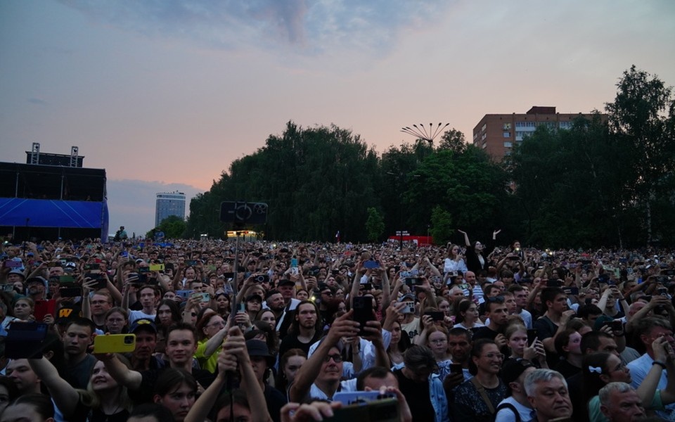    Зрители на концерте. Фото: пресс-служба Администрации Ижевска