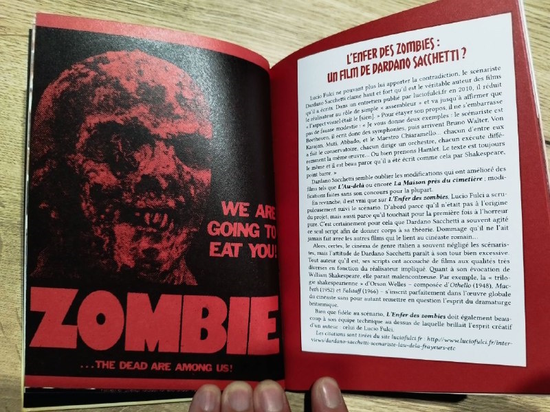 Мы идёт вас съесть. Так написано в рекламке.