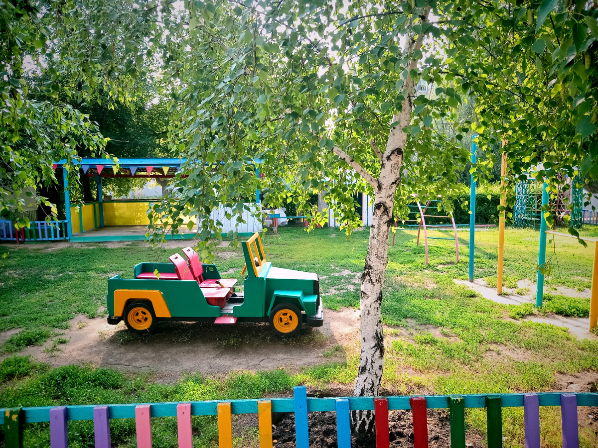 Детская площадка в  Детском саду.