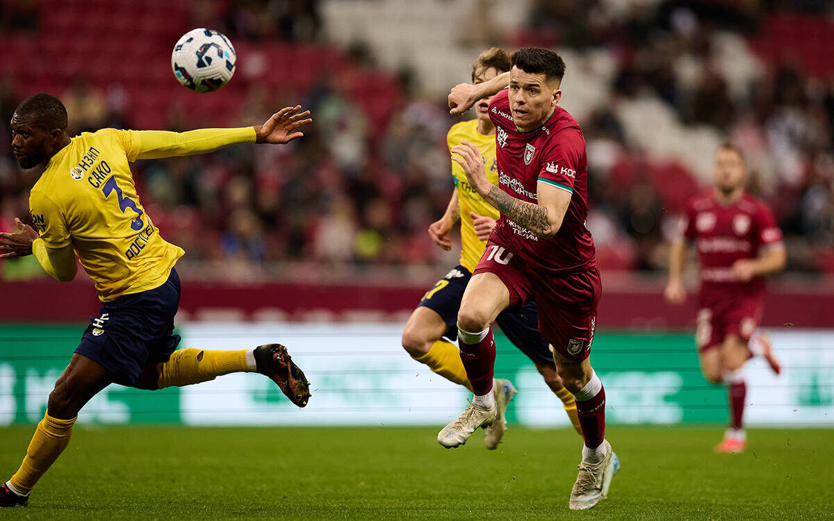 Мирлинд Даку пока останется в «Рубине» и, возможно, с ним даже продлят контрактФото: rubin-kazan.ru