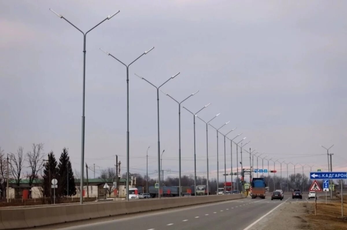    На 20 километрах дорог Северной Осетии установят искусственное освещение