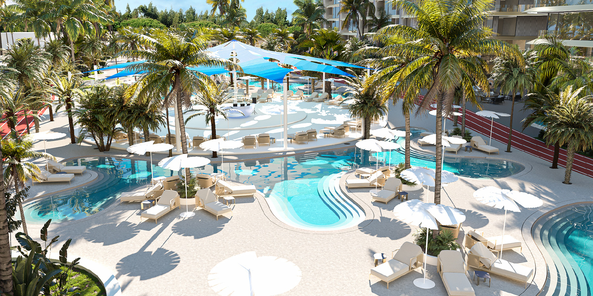 Бассейны в комплексе Andaman Riviera