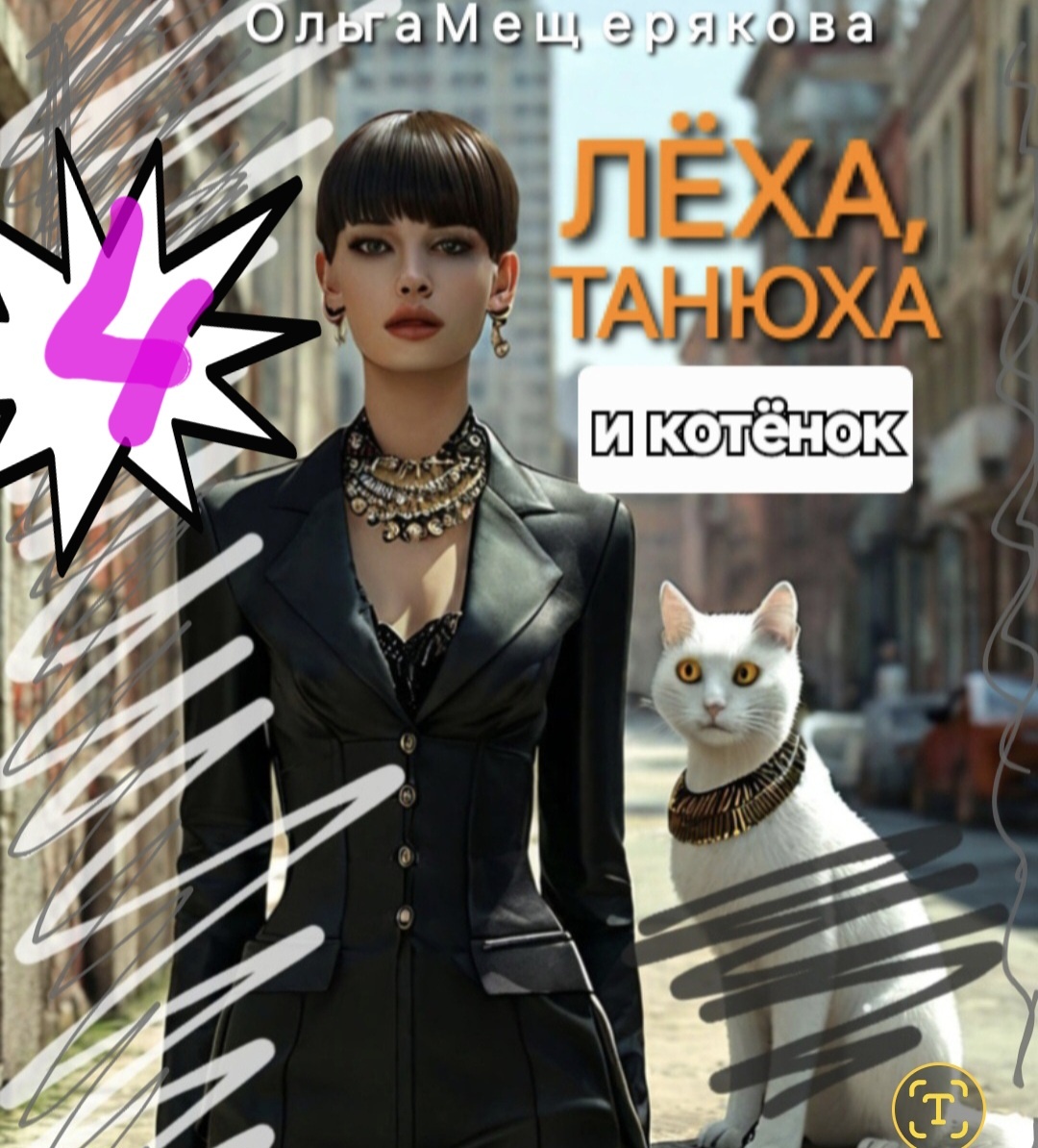 Скриншот обложки книги "Лёха, Танюха и котёнок" - собственность автора канала "ТАК НАДО".