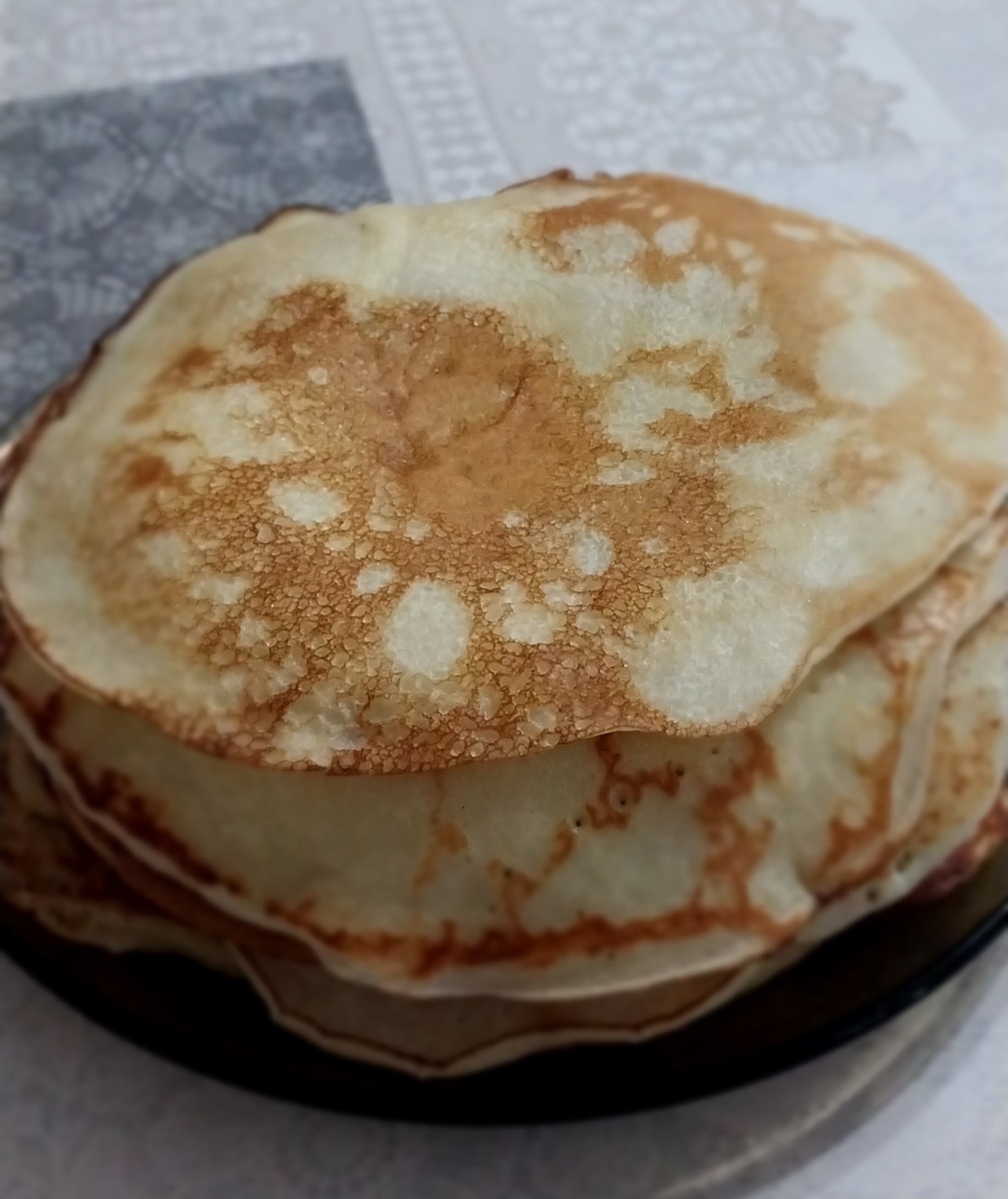 Те самые блинчики на кефире с дырочками 