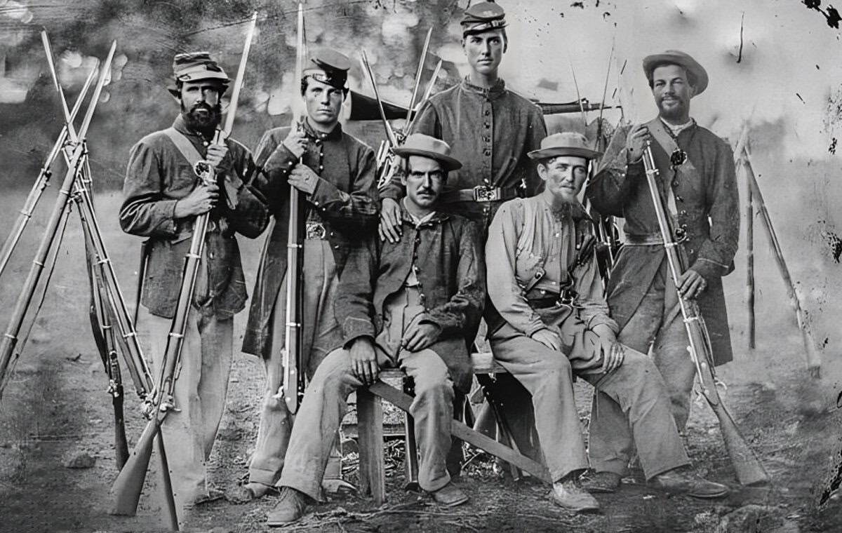 Фото времен гражданской войны в США (1861 - 1865 гг.)