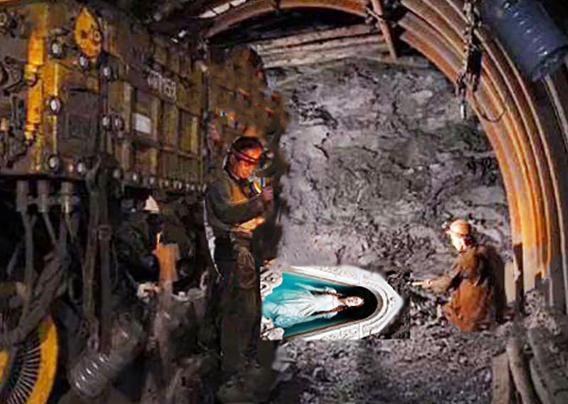 Необычная находка в угольном пласте шахты, возле поселка Ржавчик. Правда или вымысел?