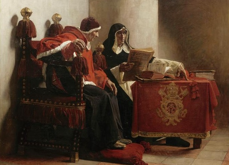 Жан-Поль Лоран. «Папа и инквизитор» / Википедия 