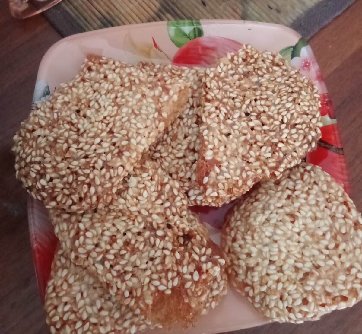 Пробуем домашнее кунжутное печенье