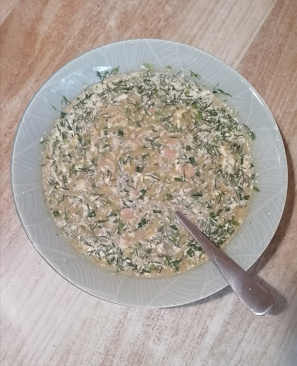 Фото моей окрошки для обложки поста