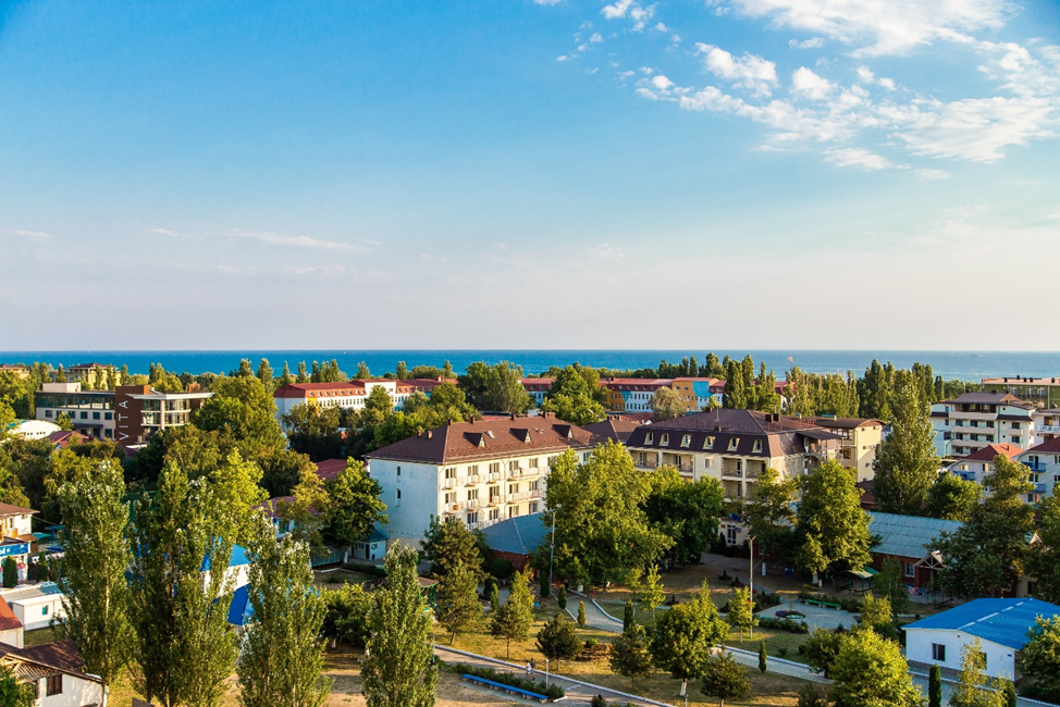 Вид с балкона Пансионата Undersun Витязево