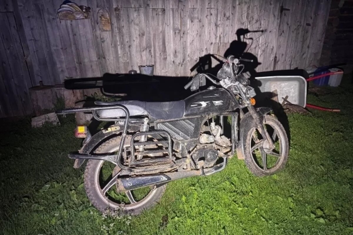    Пьяный водитель мопеда опрокинулся на трассе в Удмуртии