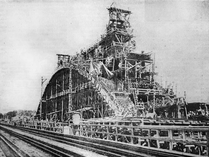 Химкинский железнодорожный мост. Фотография Александра Буллы, 1935 г./РЕПРОДУКЦИЯ АВТОРА