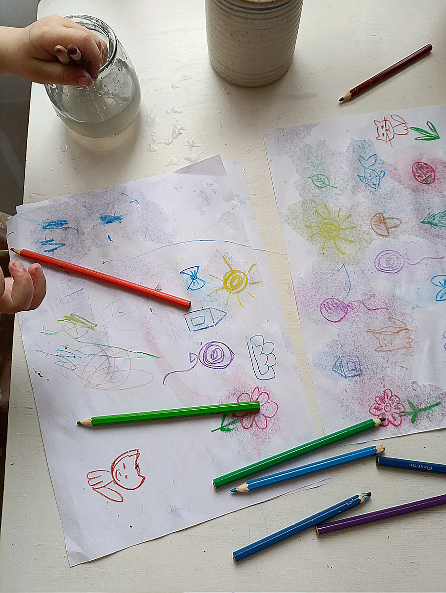 Рисуем картинку, а ребенок называет.